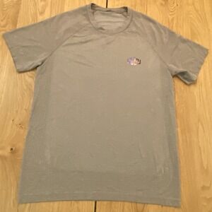 Lululemon Metal Vent Tech Shirt Mens M Gray Short Sleeve Start Where You Are